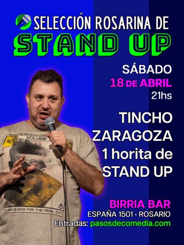🔥Tincho Zaragoza • 1 horita de Stand Up • Sábado de HUMOR • 18 de Abril